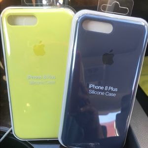 Apple Silicone iPhone case for 7 plus and 8 plus